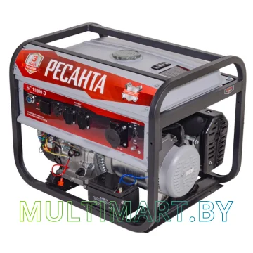 Бензиновый генератор Ресанта БГ 11000 Э картинка 3